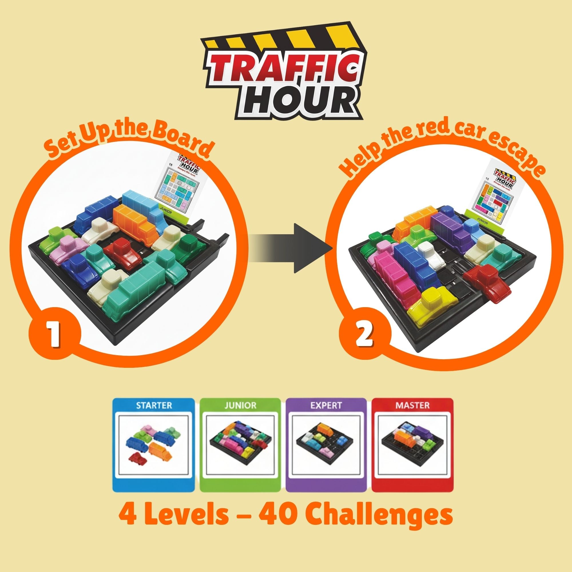 Traffic Hour™ – Escape the Rush | Logical Puzzle Game for Kids & Adults