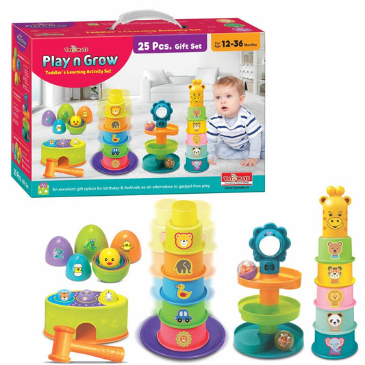 Play N Grow - A 5-in-1 Toddlers Learning Activity Gift Set For 12 Months And Above