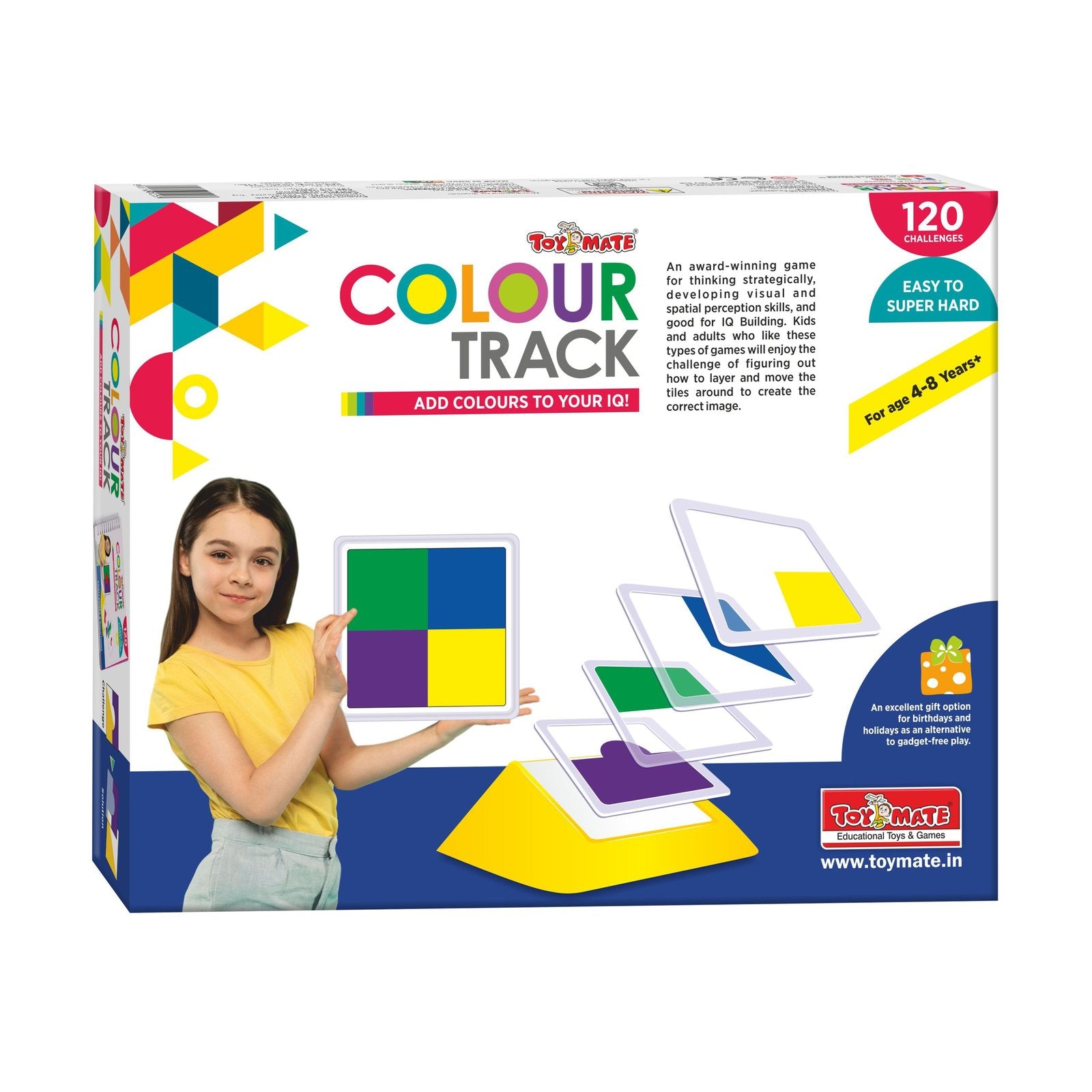 Colour Track – Educational Puzzle Game for Kids (Age 4-8) | 120 Challenges | Develops IQ, Logic & Spatial Skills