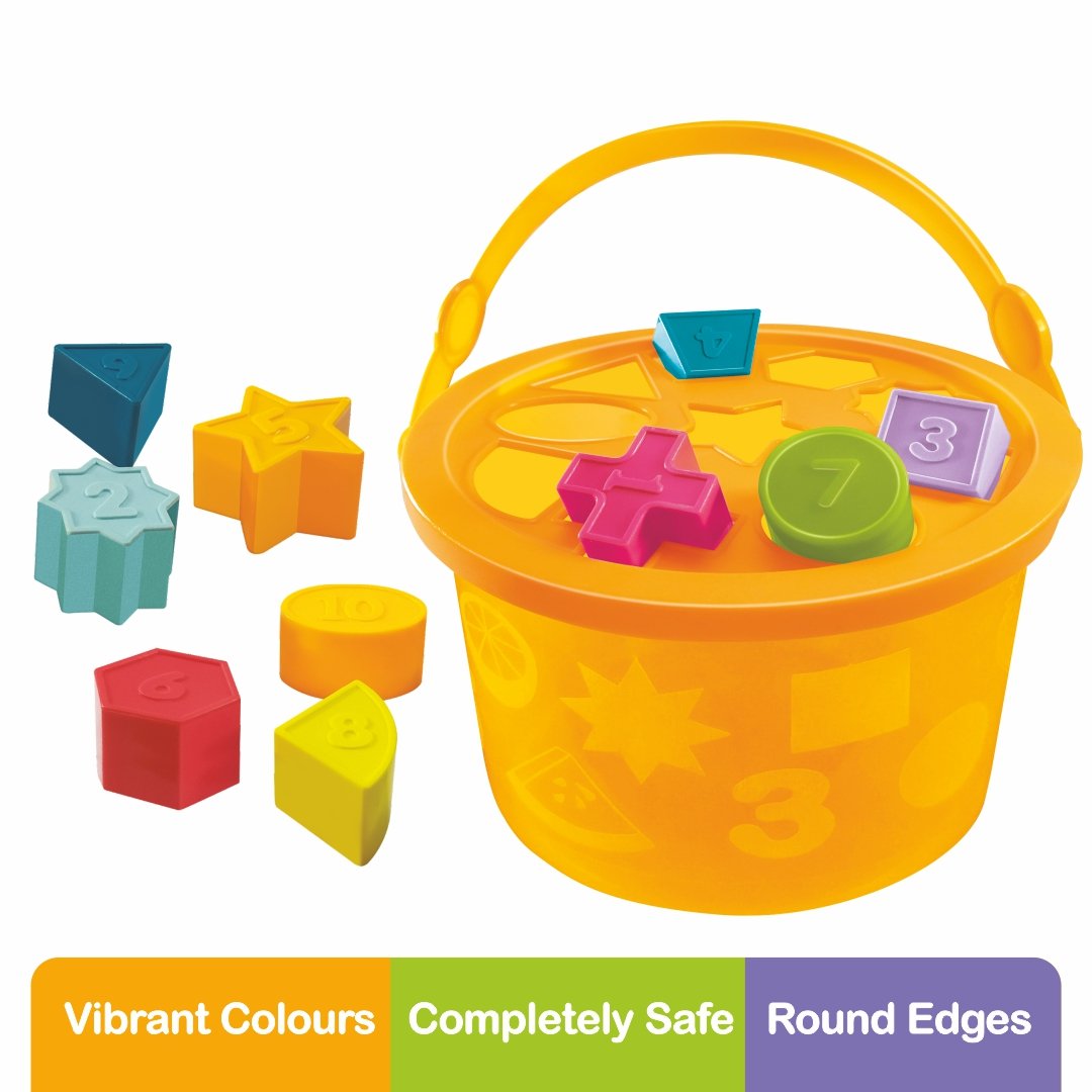 My Shape Sorter Basket – Pre-School Educational Toy for Toddlers (Ages 12–36 Months)