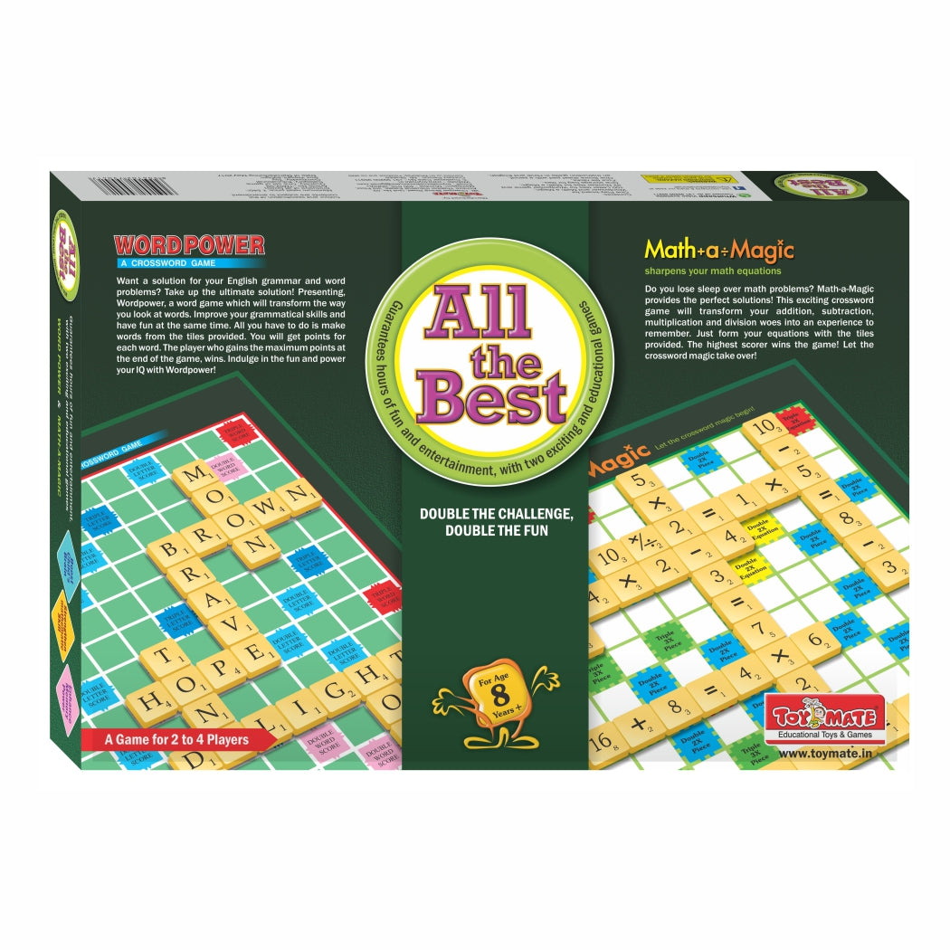 All the Best – 2-in-1 Educational Board Game for Kids (Ages 8+)