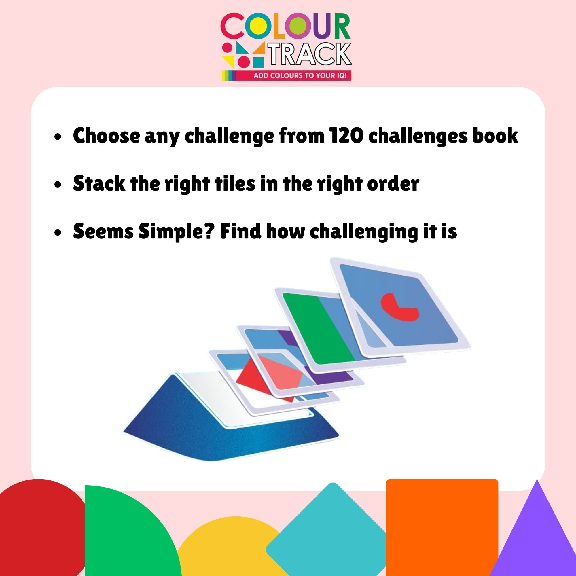 Colour Track – Educational Puzzle Game for Kids (Age 4-8) | 120 Challenges | Develops IQ, Logic & Spatial Skills
