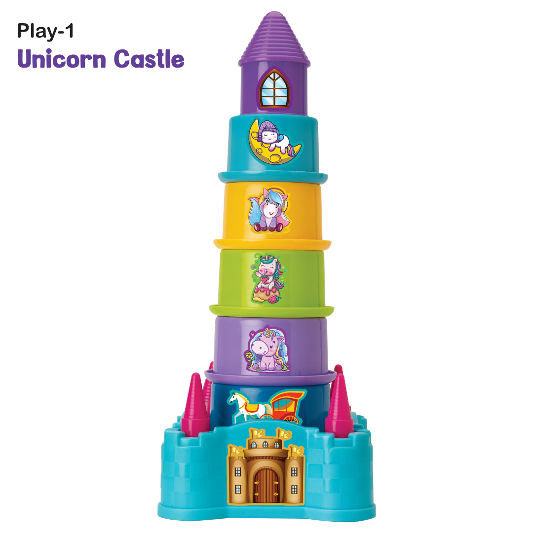 Unicorn Play Time – 24 Pcs Educational Toy Gift Set for Toddlers (12–36 Months)