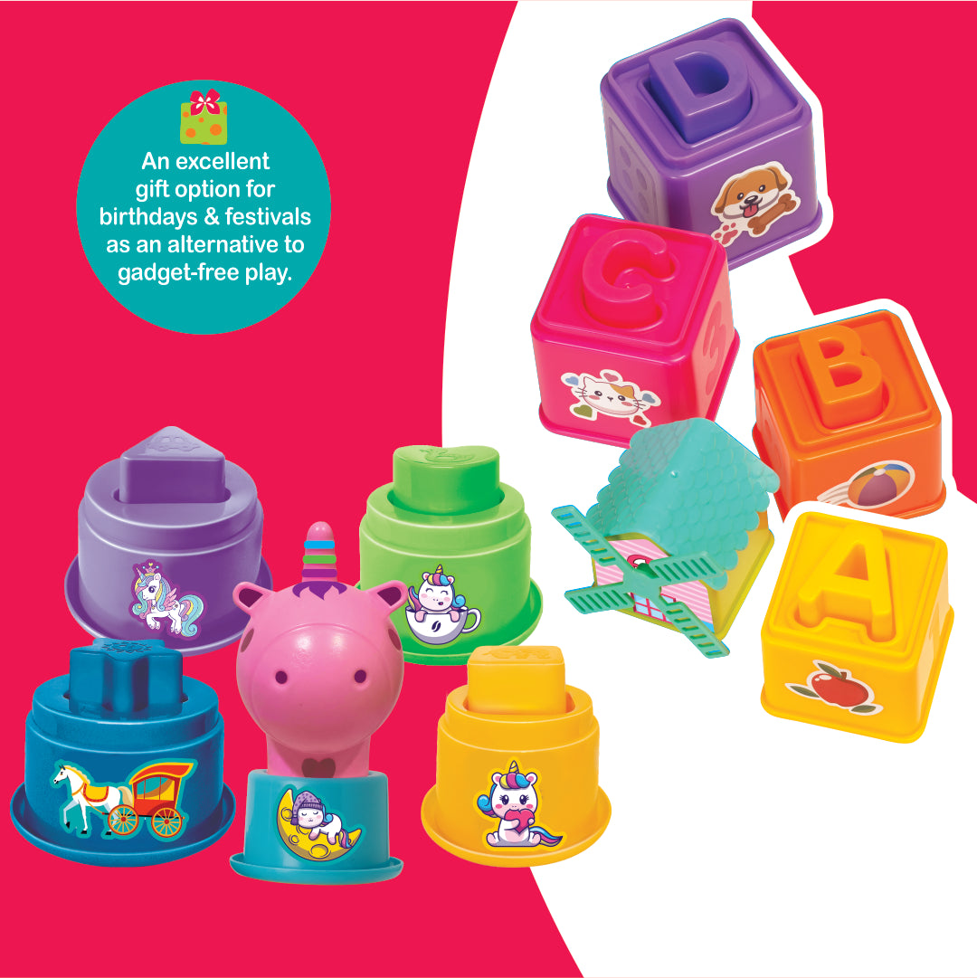 Twin Tower Fun- Stack it High… Sort it Right!