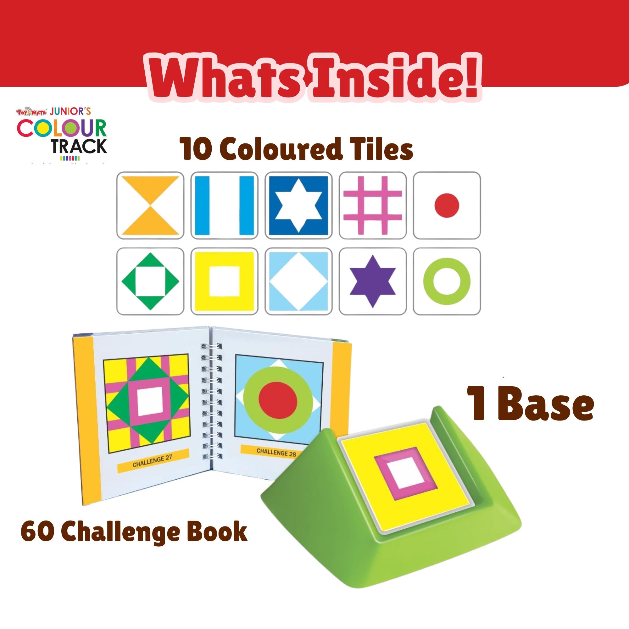 Colour Track Junior– 60 IQ Building Challenges for Kids (Ages 4+)