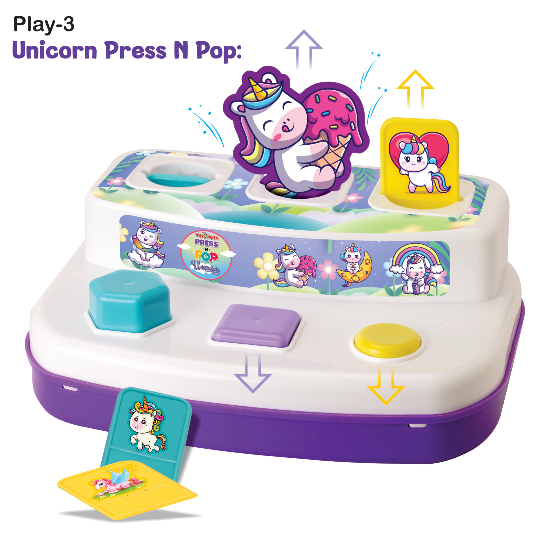 Unicorn Play Time – 24 Pcs Educational Toy Gift Set for Toddlers (12–36 Months)
