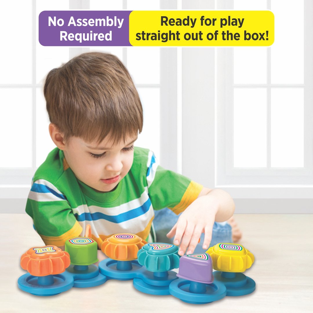 Spinning Joy Gear Toy | 3-Stage Activity Set for Kids (18M+)