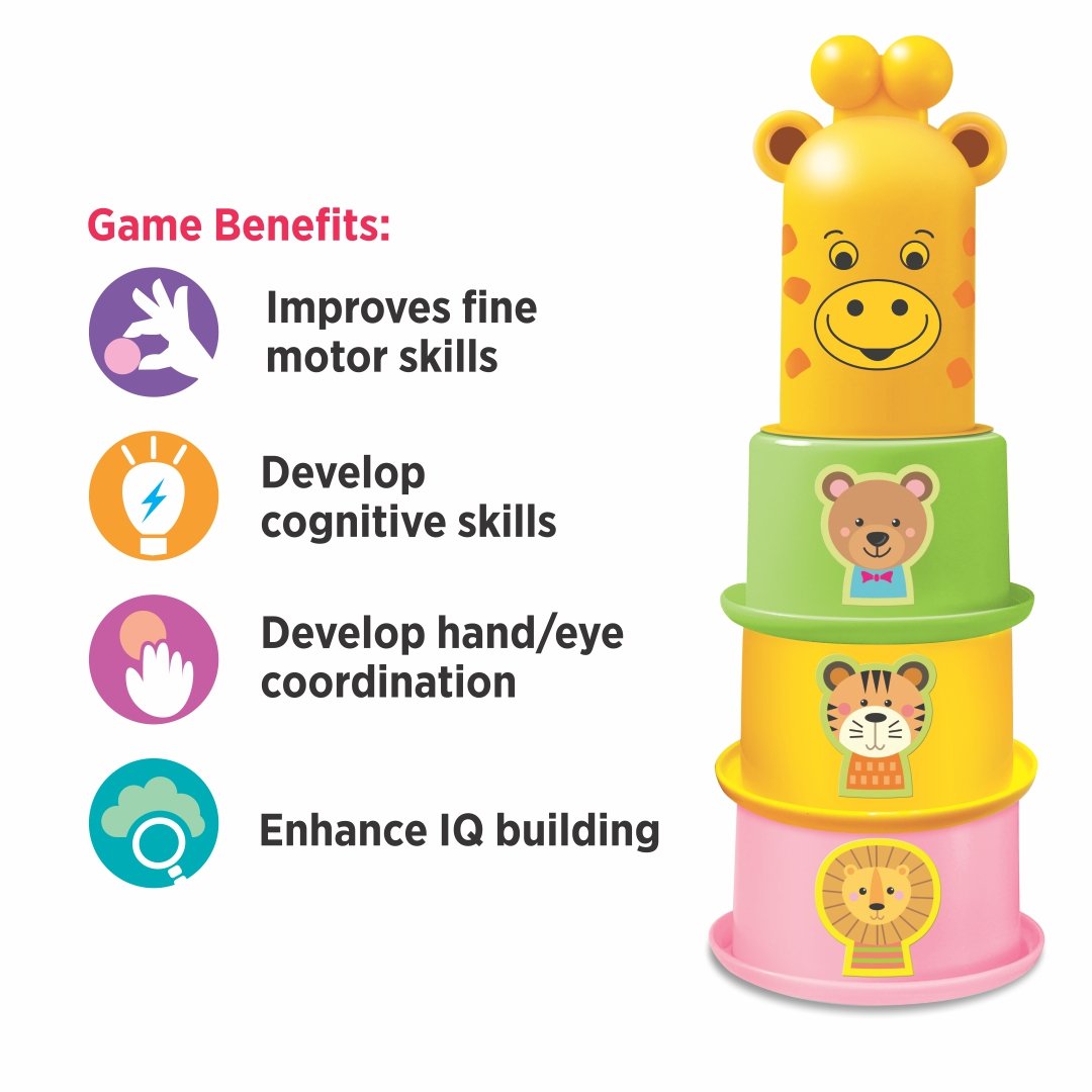 Kiddle's Joy Set - A 4 in 1 Toddler's Learning & Activity Gift Set for 12 Months and Above