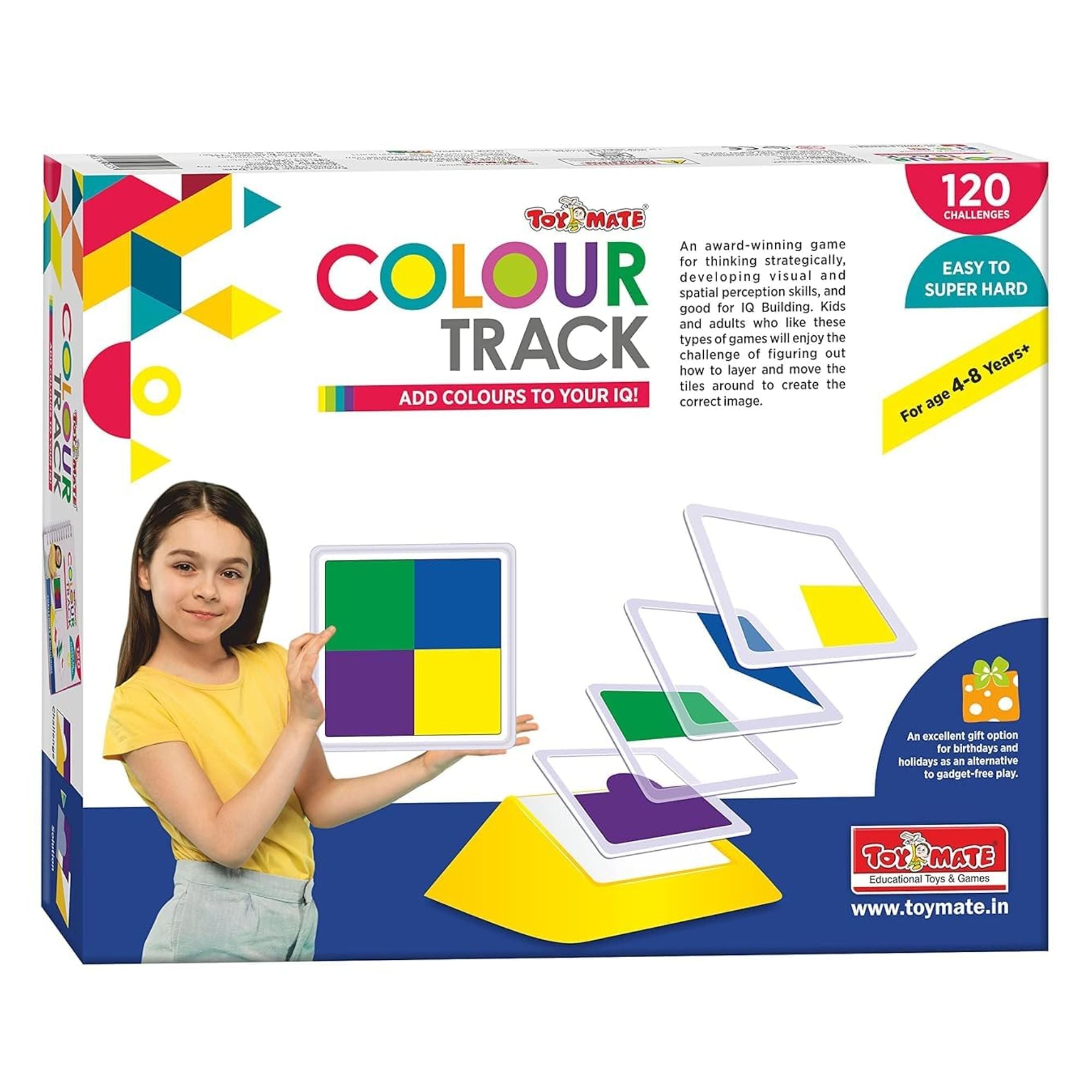 Colour Track – Educational Puzzle Game for Kids (Age 4-8) | 120 Challenges | Develops IQ, Logic & Spatial Skills