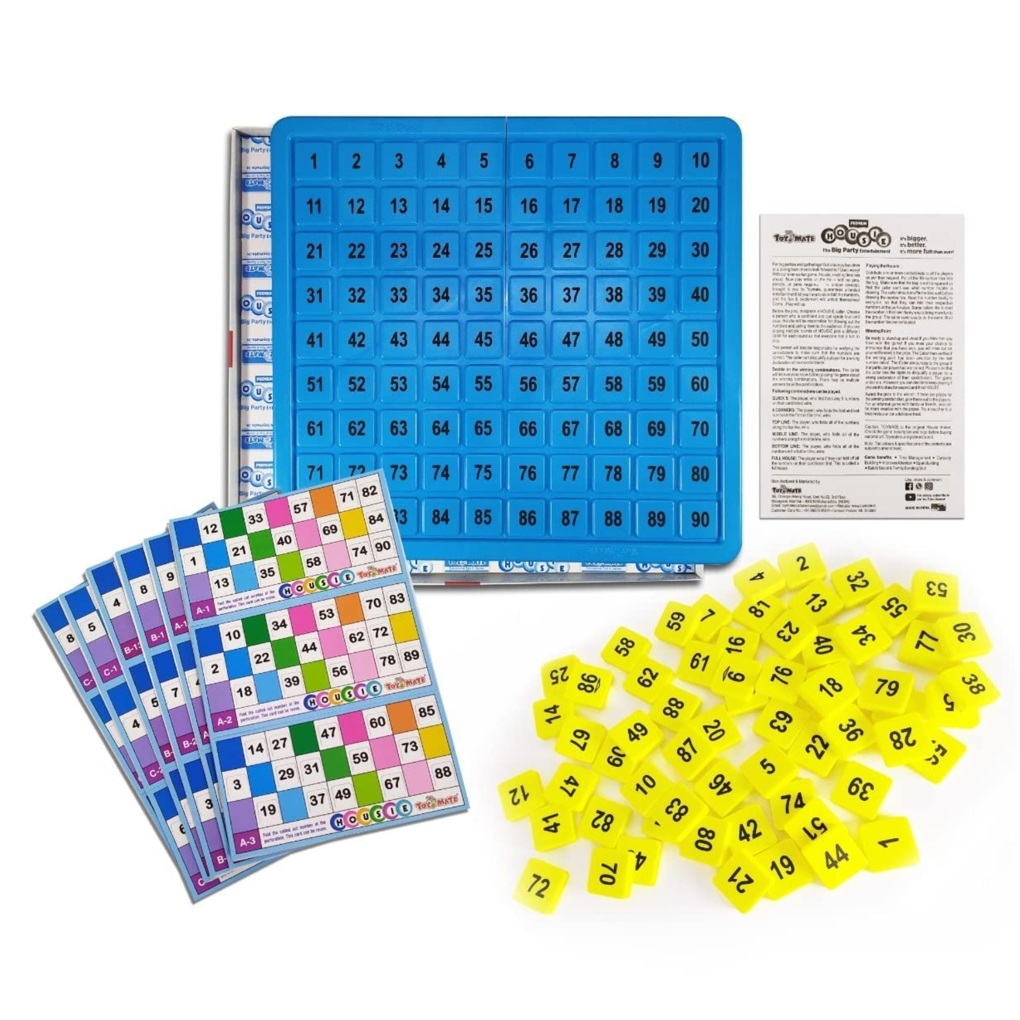 Premium Housie – The Big Party Entertainment | Jumbo Housie Game with Reusable Cards & Big Board