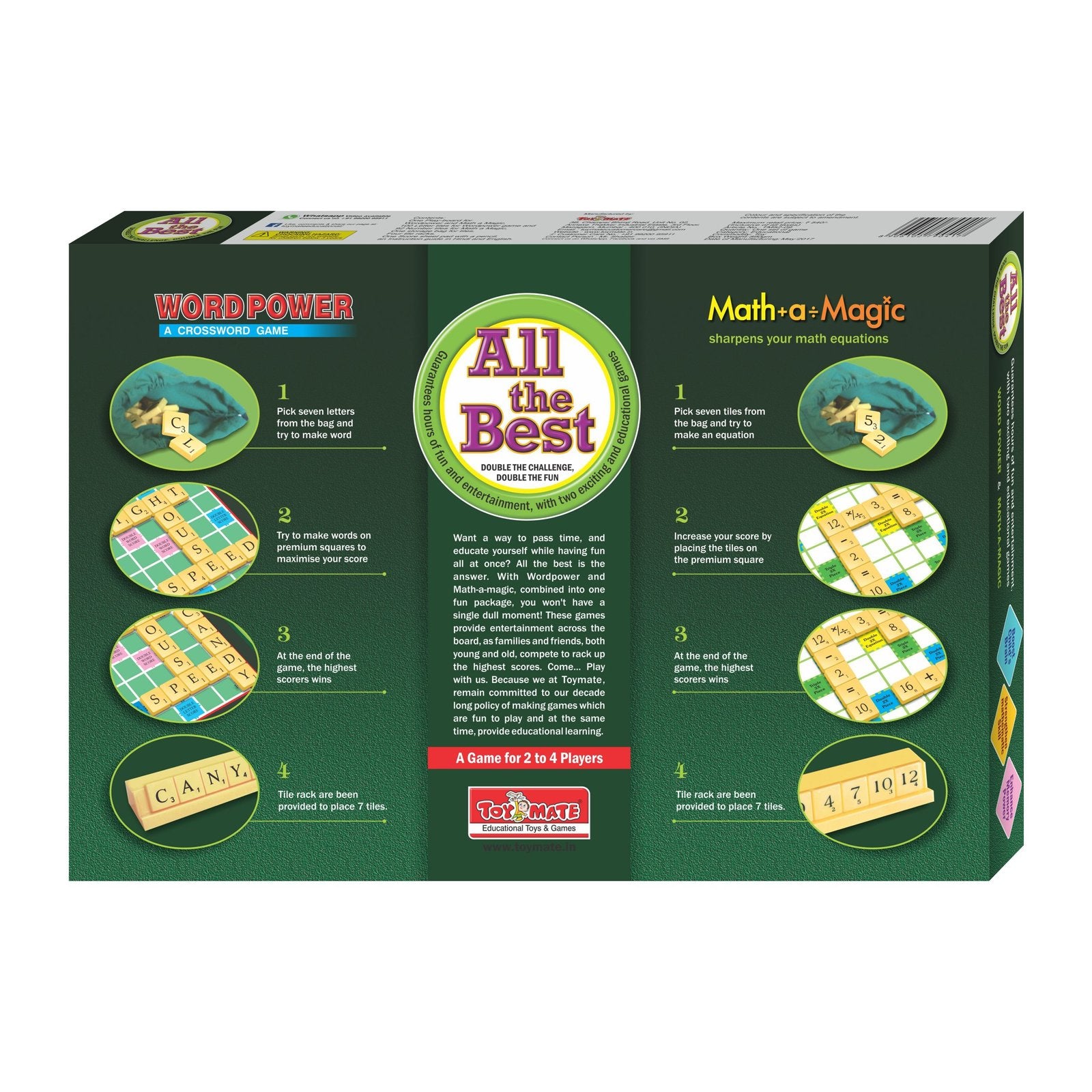 All the Best – 2-in-1 Educational Board Game for Kids (Ages 8+)