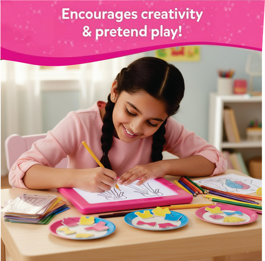 Fashion Parade – Style Divas & Tracing Trends Combo | Fashion Design Tracing Kit for Girls (Ages 5+)