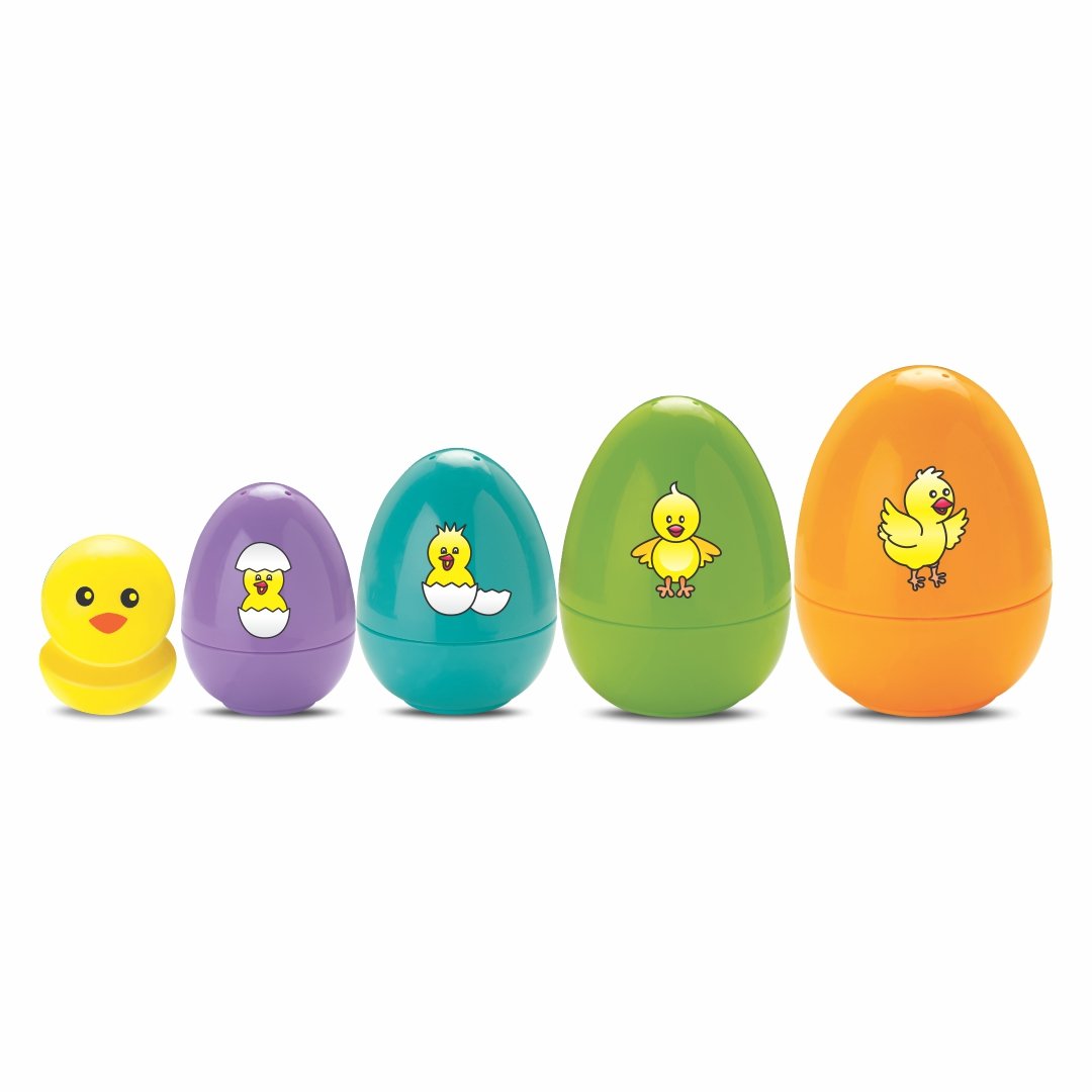 Find the Chick – Educational Egg Puzzle Toy for Toddlers | Color & Shape Matching Game (Ages 12 Months+)