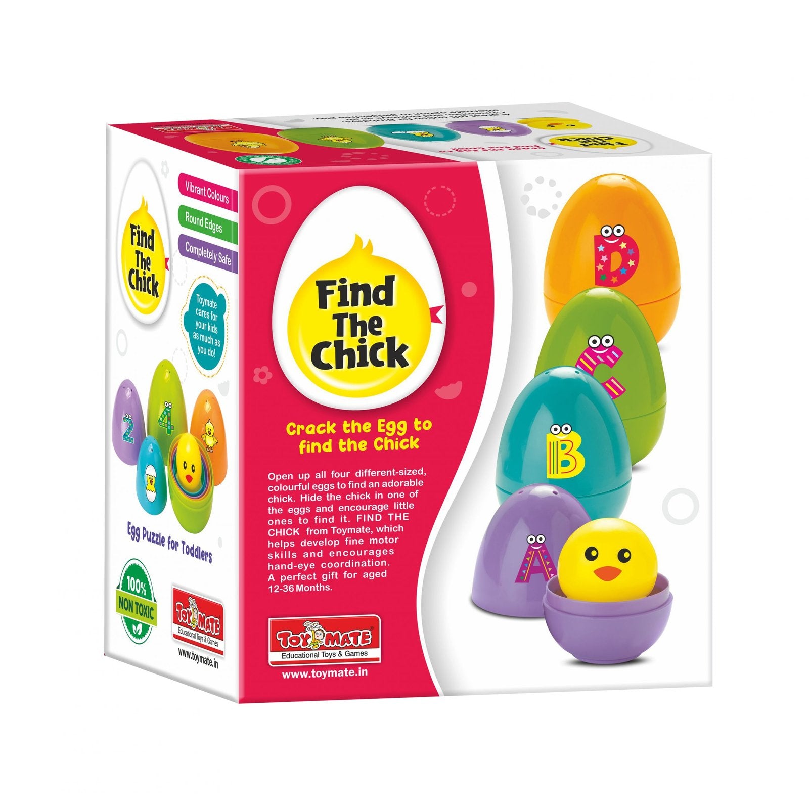 Find the Chick – Educational Egg Puzzle Toy for Toddlers | Color & Shape Matching Game (Ages 12 Months+)