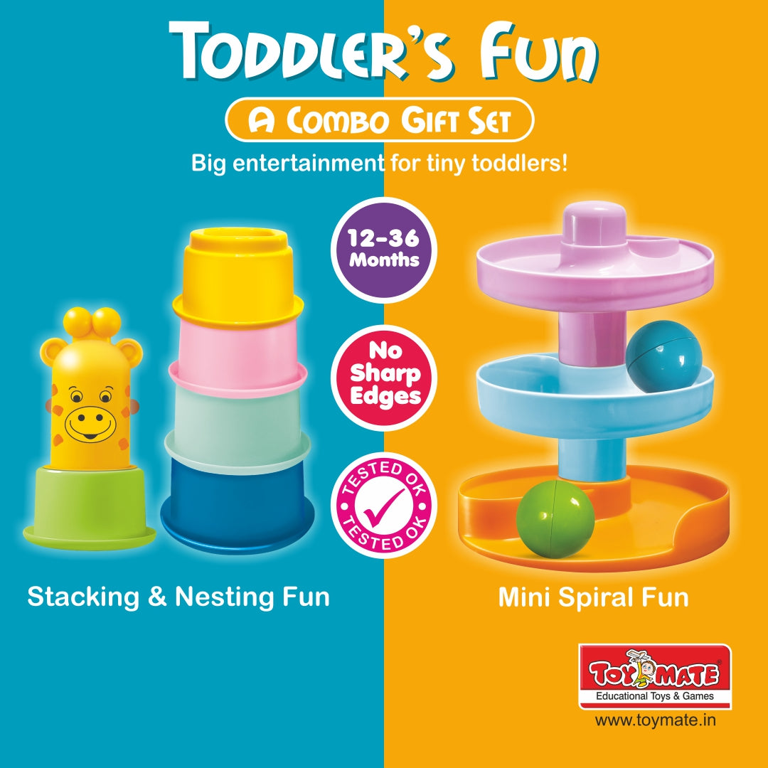 Toddler's Fun - A 2 in 1 Combo Gift Set