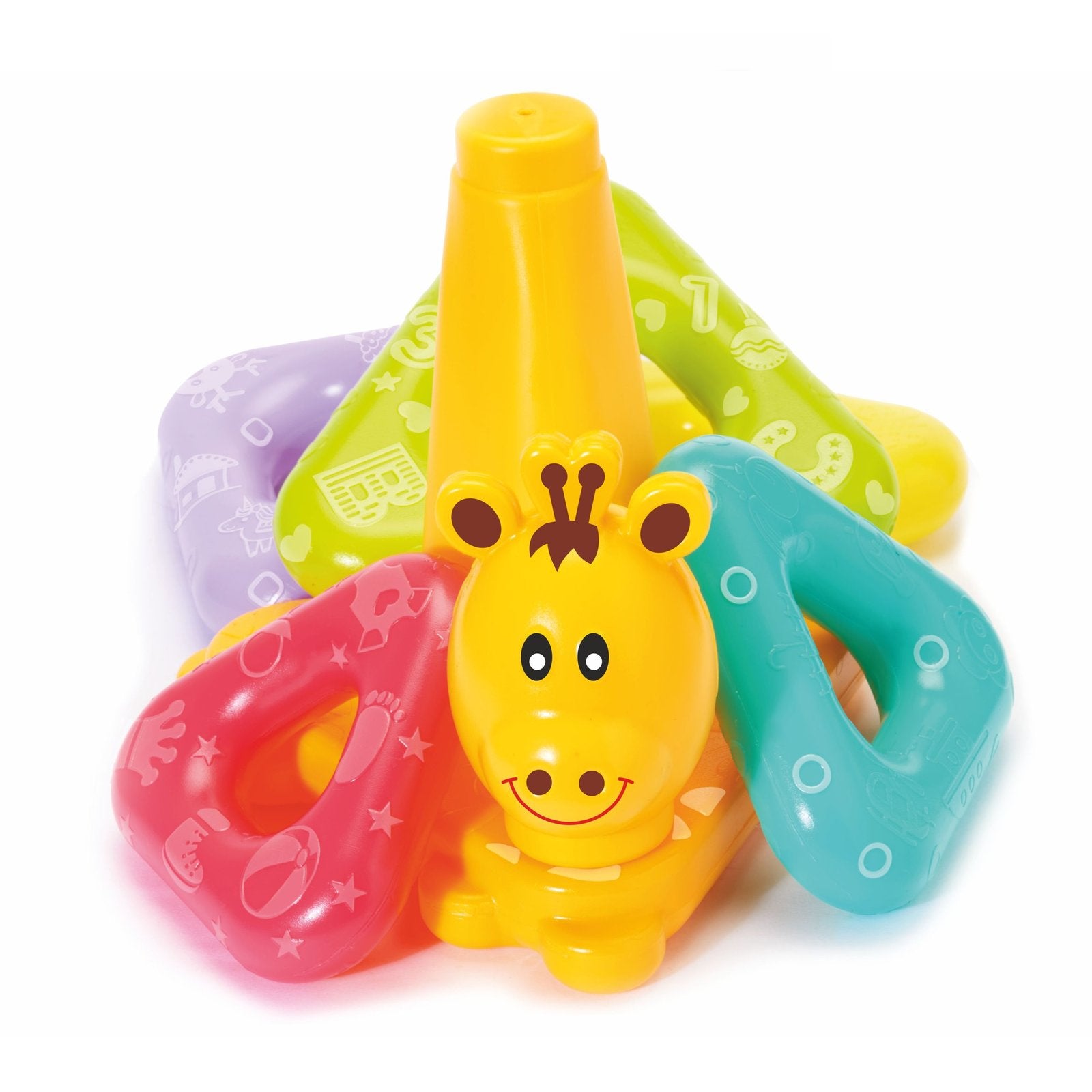 TRingles- An 8 Pcs Stack N Play Triangle Shaped Rings Set for Age 12-36 Months