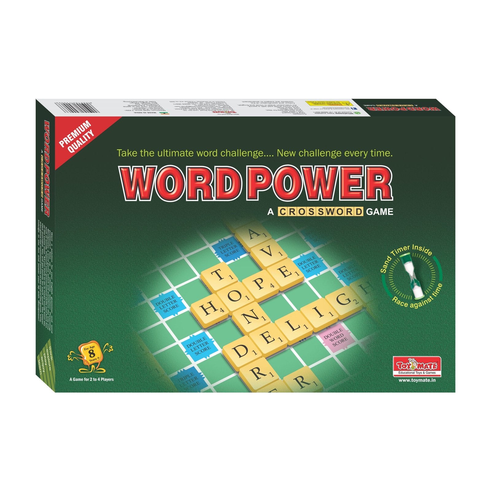 Premium WordPower – A Crossword Board Game for Family Fun & Learning
