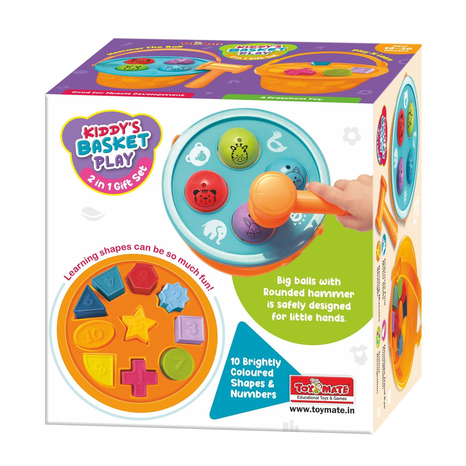 Kiddy’s Basket Play – 2-in-1 Educational Gift Set for Toddlers (12–36 Months)
