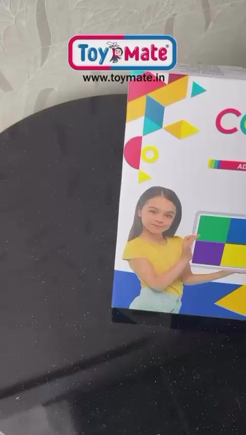 Colour Track Educational Puzzle Game for Kids (Age 4-8) | 120 Challenges | Develops IQ, Logic & Spatial Skills