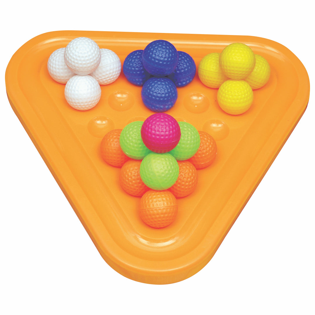 Pyramid Ball Puzzle – 60 PCS Brain-Boosting Game for Kids (Ages 4-6)