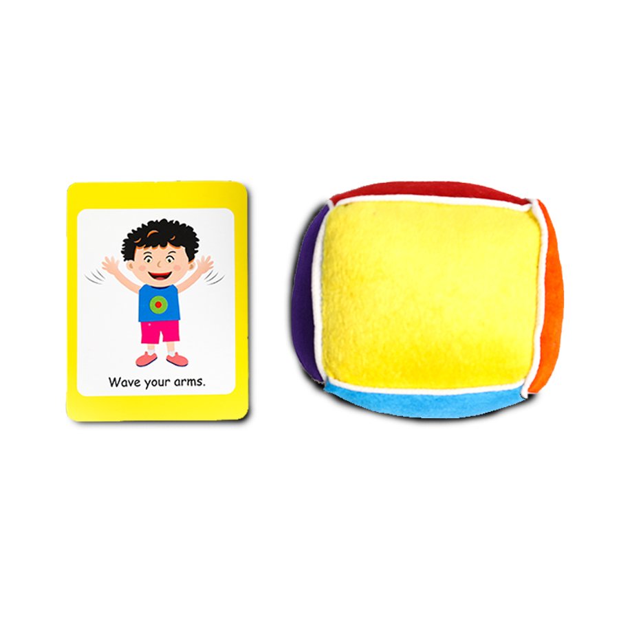 Rolling Fun – The Ultimate Learning Cube & Activity Cards Set for Toddlers 48 Cards | 6 Color Categories