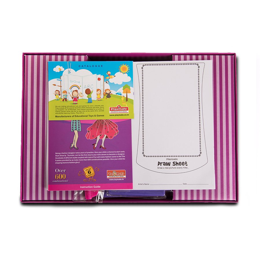 Style Divas Fashion Design Kit for Girls | 600+ Outfits | Ages 4–8 Years