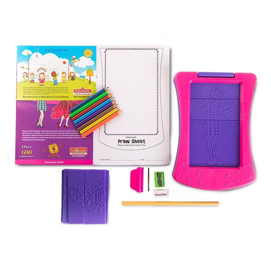 Fashion Parade – Style Divas & Tracing Trends Combo | Fashion Design Tracing Kit for Girls (Ages 5+)