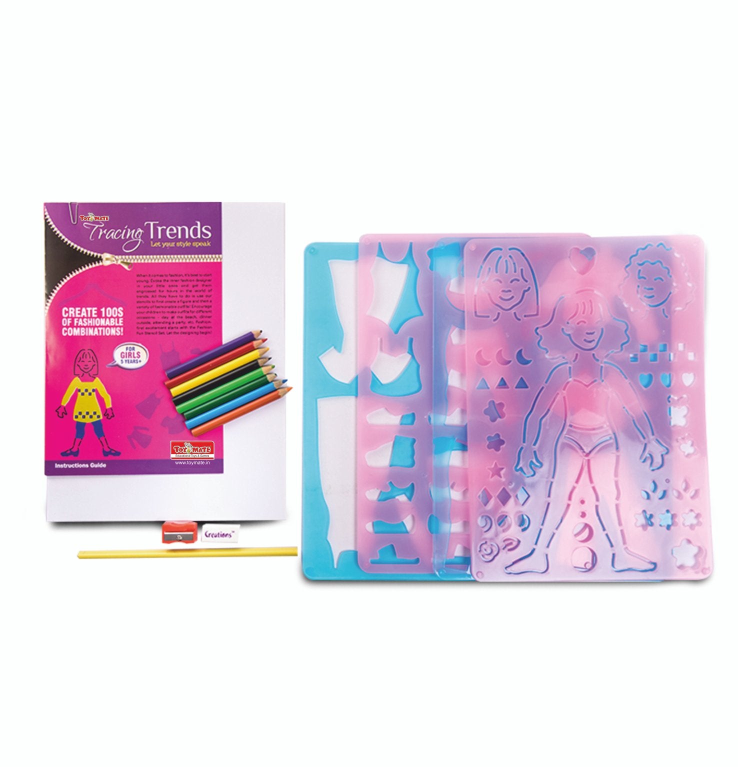 Fashion Parade – Style Divas & Tracing Trends Combo | Fashion Design Tracing Kit for Girls (Ages 5+)