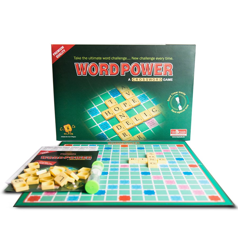 Premium WordPower – A Crossword Board Game for Family Fun & Learning