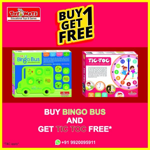 Combo Offer - Buy Bingo Bus And Get Contents of Tic-Toc Free!